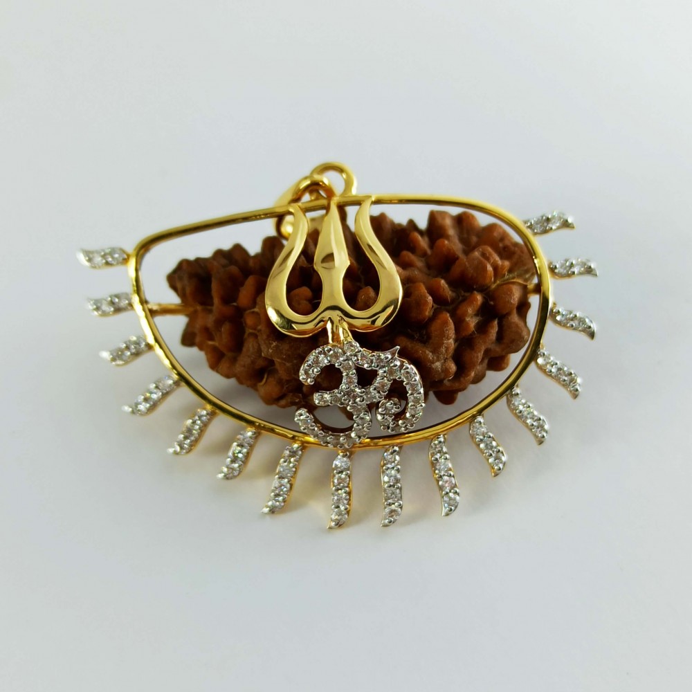 The Om Ekmukhi Rudraksh Pendant