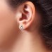 Amber Diamond Earrings