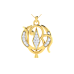 The Adwaya Om Diamond Pendant 