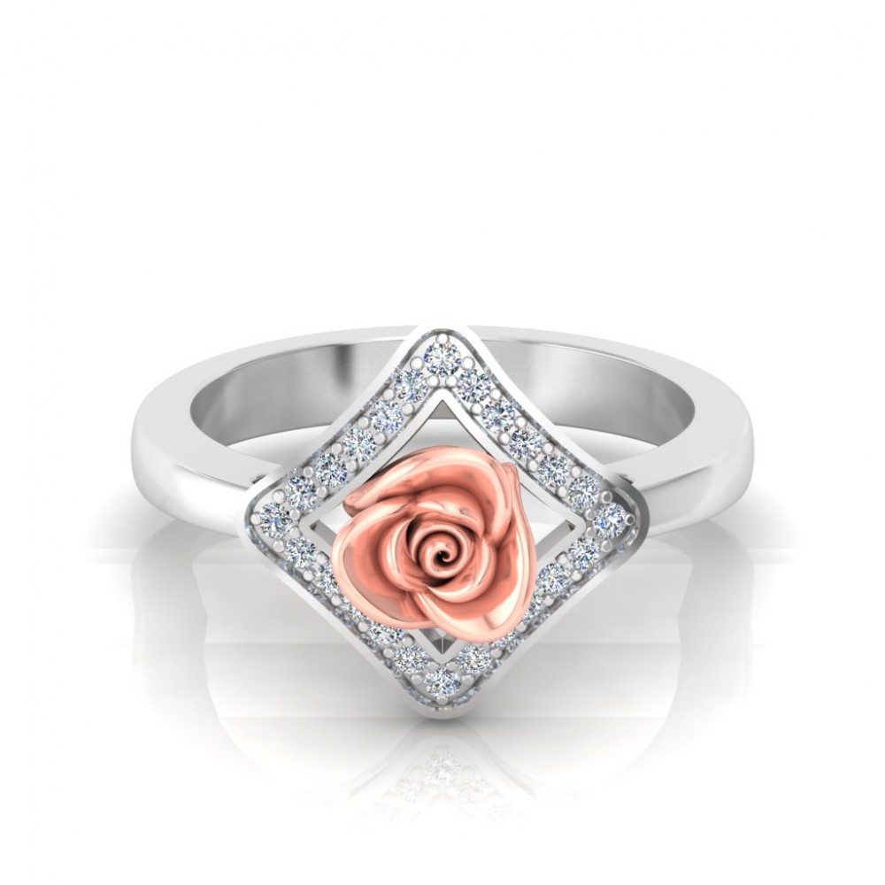 The  Brisa floral diamond Ring
