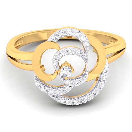 The amara Floral Diamond Ring