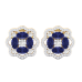 The Oval Diamond Stud Earrings
