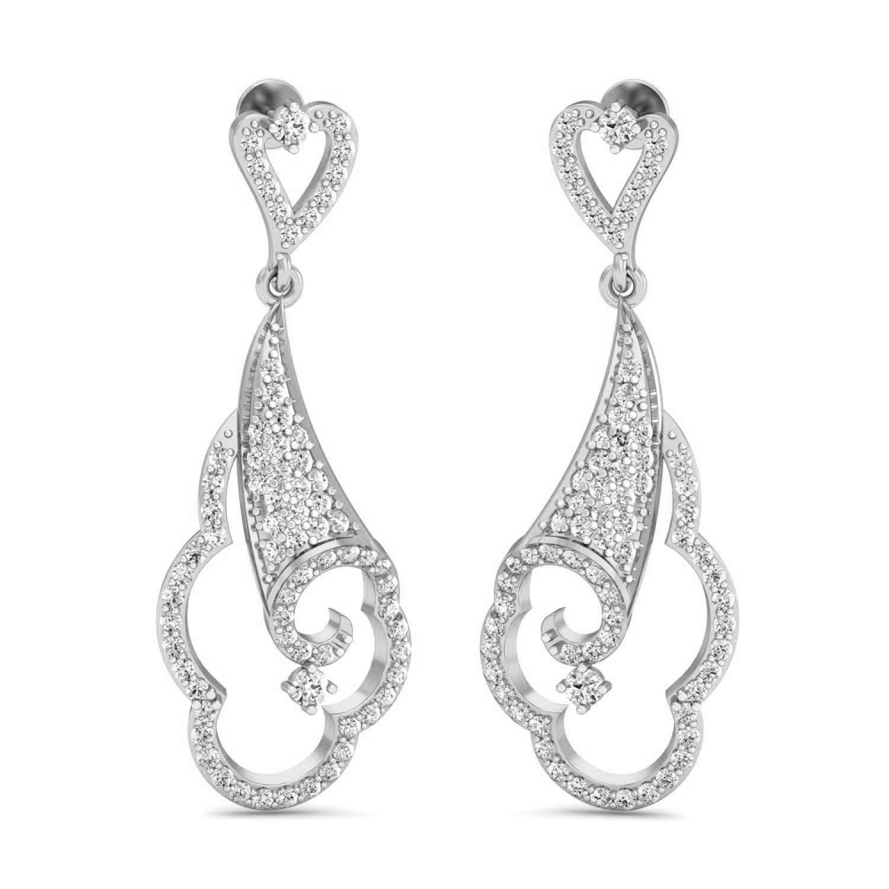Alcander Diamond Drop Earrings