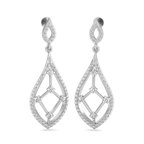 Anastasius Diamond Drop Earrings