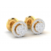 The Aatherv Round Stud Earrings