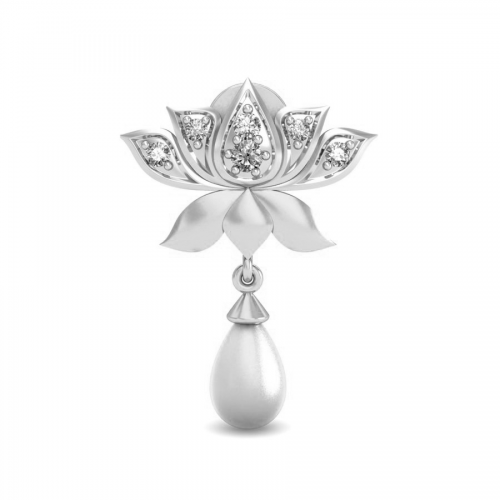 The Lakshmi Lotus Drop Earrings