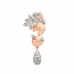 Flower Diamond Drops Earrings