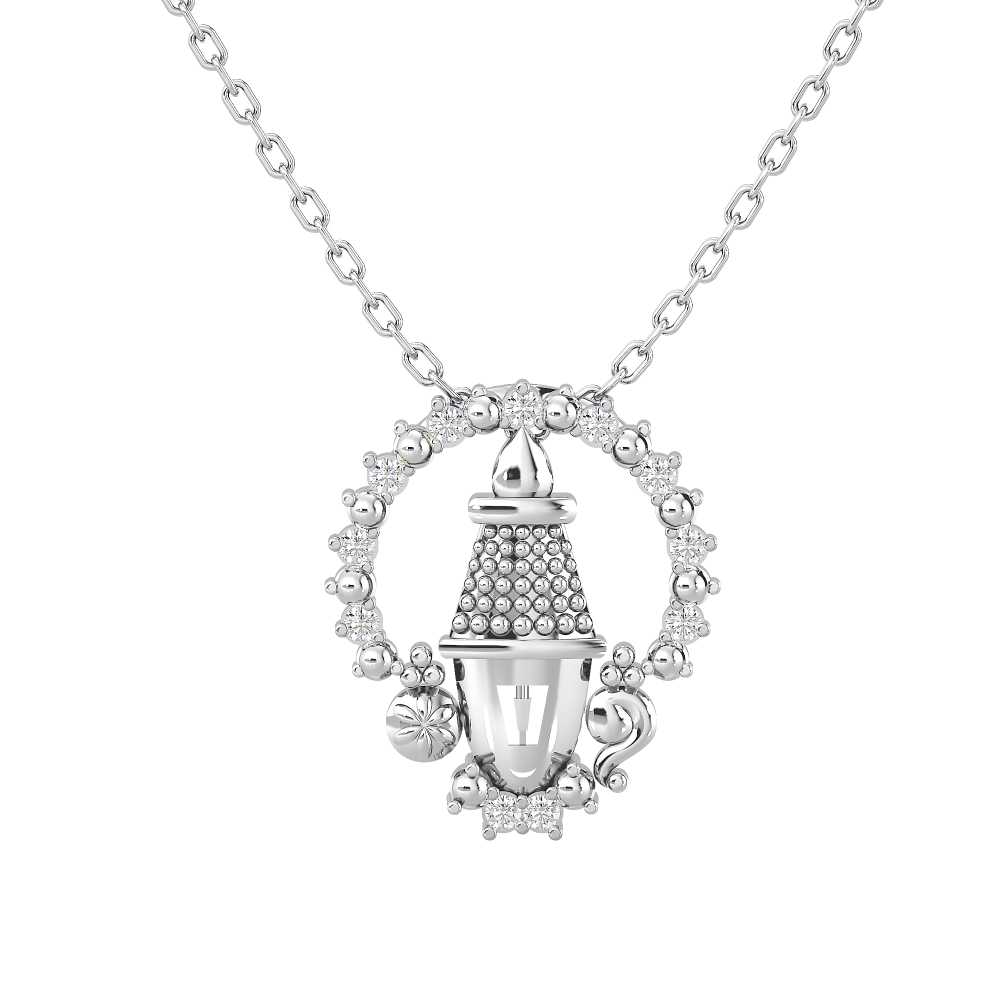 The Shreenathji Diamond Pendant