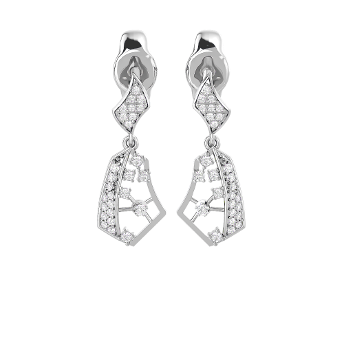 The Panthea Diamond Drop Earrings