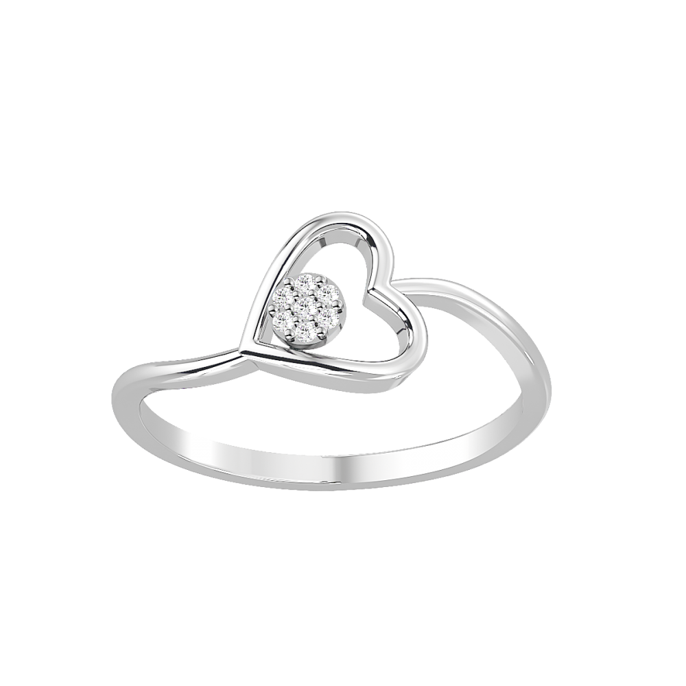 The Mete Diamond Heart Ring