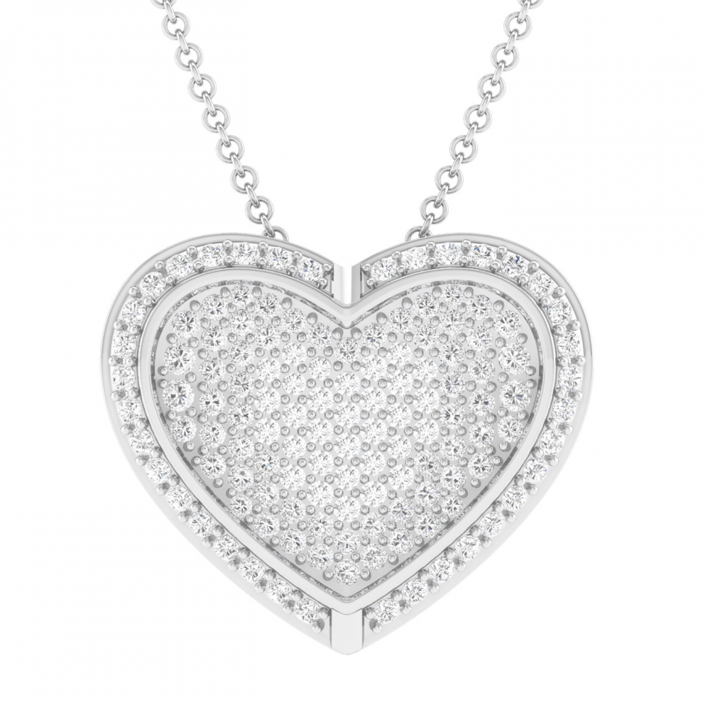 The Akshi Diamond Heart Pendant
