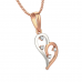 The Tanmay Diamond Heart Pendant