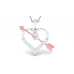 The Eroth Heart Diamond Pendant