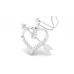 The Eroth Heart Diamond Pendant