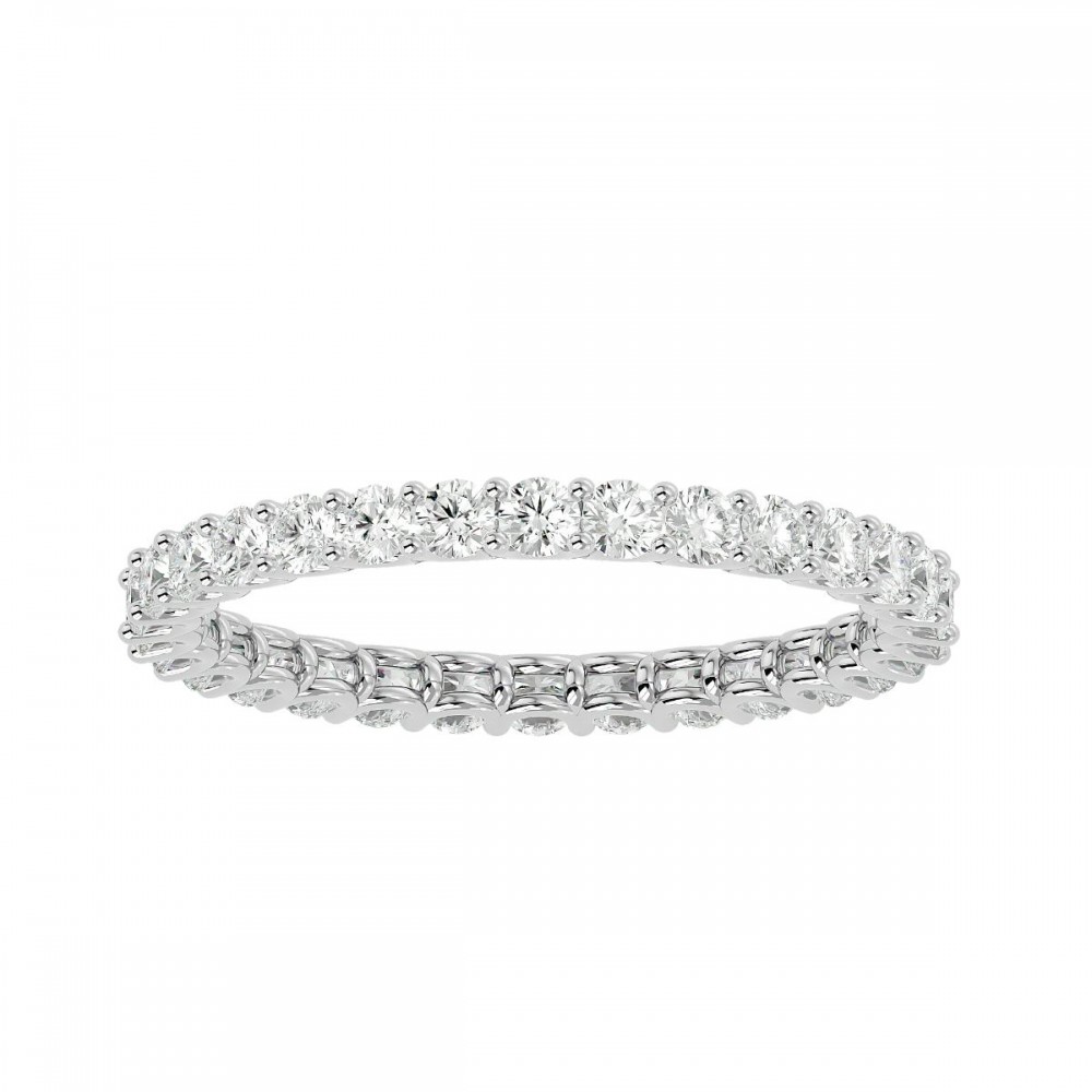 Expressive Diamond Wedding Ring