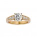 Heavenly Round Solitaire Diamond Engagement ring