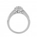 Memorized Solitaire Diamond Engagement Ring