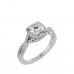 Infinity Round Solitaire Engagement Ring