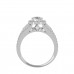 Inspired Round Solitaire Diamond Engagement Ring