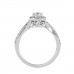 Galaxy Infinity Cushion Cut Diamond Engagement Ring