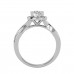 Western Infinity Shape Diamond Engagement Ring