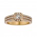 Trendy Princess Cut Diamond Engagement Ring