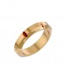 Maria Solid Plain Gold Wedding Ring For Women