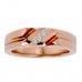 Incomparable 3 Princess Cut Natural Diamond Wedding Ring