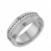 Revibrant Double Line Diamond Shaped Wedding Ring For Women