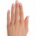 Zarcorn 4 Side Diamond Shaped Wedding Ring For Her