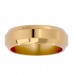 Trinity Pure Gold Wedding Band Ring For Her