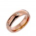 Crescent 5 Side Stone Shape Natural Diamond Wedding Ring For Her