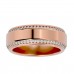 Dripping 2 Line Diamond Shape Wedding Ring For Women