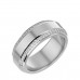 Dripping 2 Line Diamond Shape Wedding Ring For Women