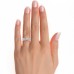 Everling 3 Natural Diamond Wedding Ring For Her