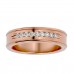 Artificial Round Cut Natural Diamond Wedding Ring for Women