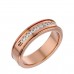 Artificial Round Cut Natural Diamond Wedding Ring for Women
