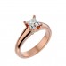 Antique Princess Cut Solitaire Diamond Engagement Ring