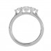 Luxury Princess Solitaire Engagement Ring For Women