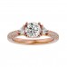 Exclusive Round Solitaire Diamond Engagement Ring For Women