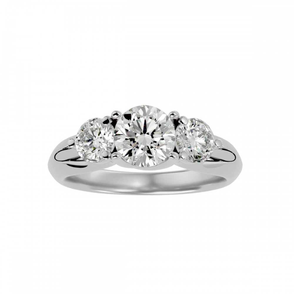 Brooks 3 Stone Engagement Ring For Her