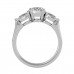 Tropic 3 Stone Design Engagement Ring For Her
