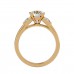 Corsa Round Colitaire Engagement Ring For Her
