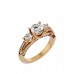 Silla Round Solitaire Engagement Ring For Her