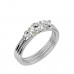 Galicia 3 Round Cut Engagement Ring For Women