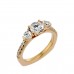 Delphi 3 Stone Diamond Ring For Her