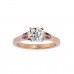 Spectrum Special Cut Round Solitaire Engagement Ring For Women
