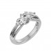 Alaxis 3 Stone Round Cut Diamonds For Her