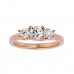 Trinky Round Solitare Engagement Ring For Her