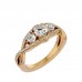 Sterning Infinity Shape Round Solitaire Engagement Ring For Her